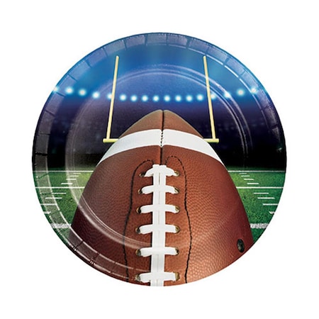 Football Fever Dinner Plate, 96PK